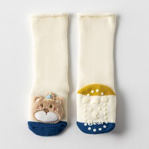 Fox 3D Doll Thermal Fleece Baby Socks