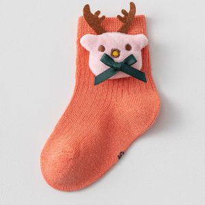 Reindeer 3D Plush Baby Socks