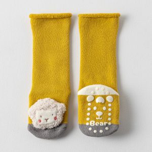 Sheep 3D Doll Cozy Fleece Baby Socks
